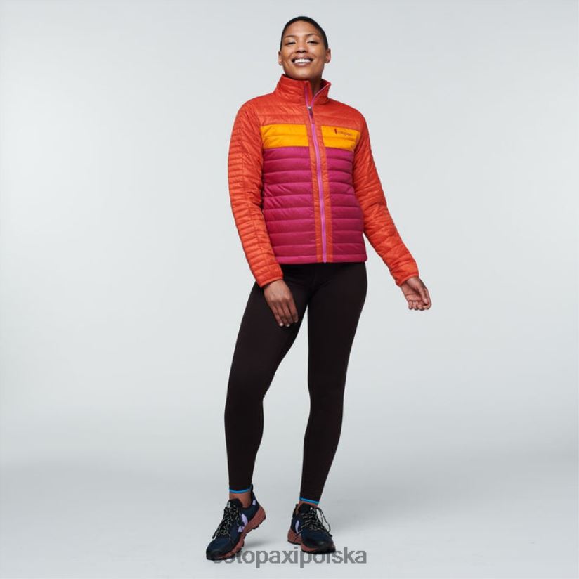 Cotopaxi Cotopaxi oryginalna kurtka ocieplana capa damska canyon-malinowa BDNZ8051 kanion-malina