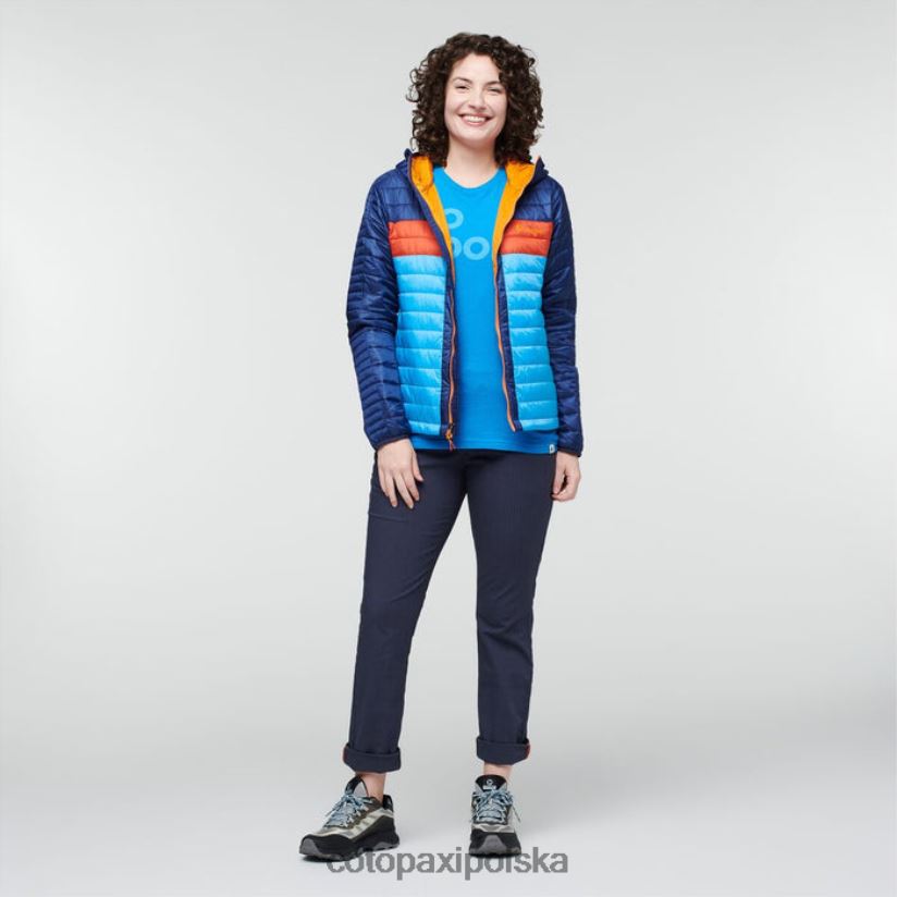 Cotopaxi Damska ocieplana kurtka z kapturem capa, kolekcja morsko-słona, cotopaxi BDNZ8046 morsko-słona woda