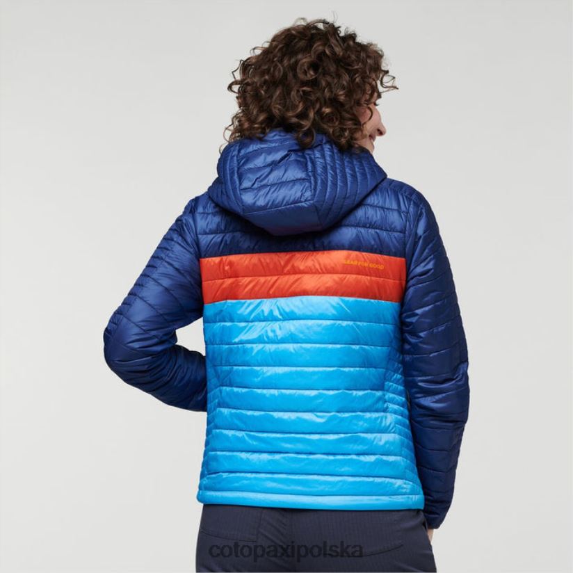 Cotopaxi Damska ocieplana kurtka z kapturem capa, kolekcja morsko-słona, cotopaxi BDNZ8046 morsko-słona woda