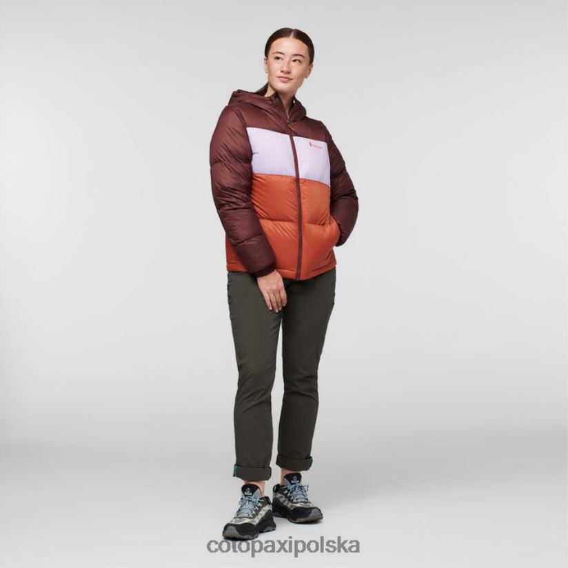 Cotopaxi Origins Solazo Damska kurtka puchowa z kapturem cotopaxi Chestnut-Spice BDNZ8037 przyprawa kasztanowa