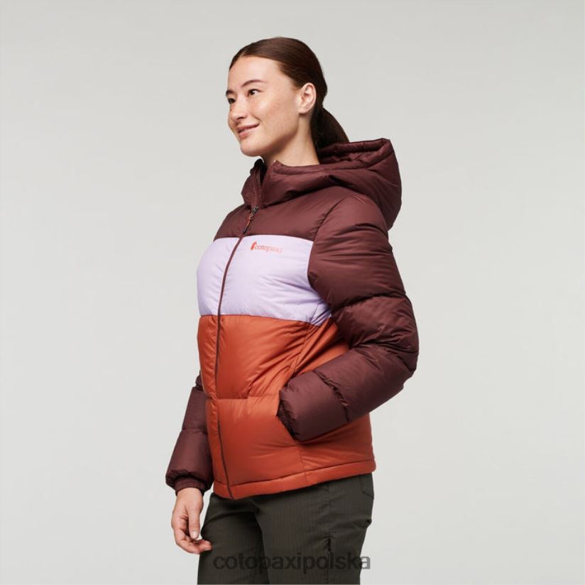 Cotopaxi Origins Solazo Damska kurtka puchowa z kapturem cotopaxi Chestnut-Spice BDNZ8037 przyprawa kasztanowa