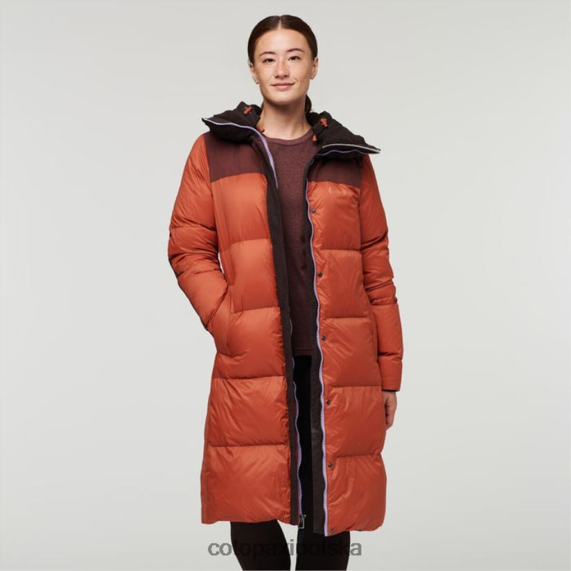Cotopaxi Solazo puchowa parka damska cotopaxi cavern-spice hot BDNZ8019 przyprawa jaskiniowa