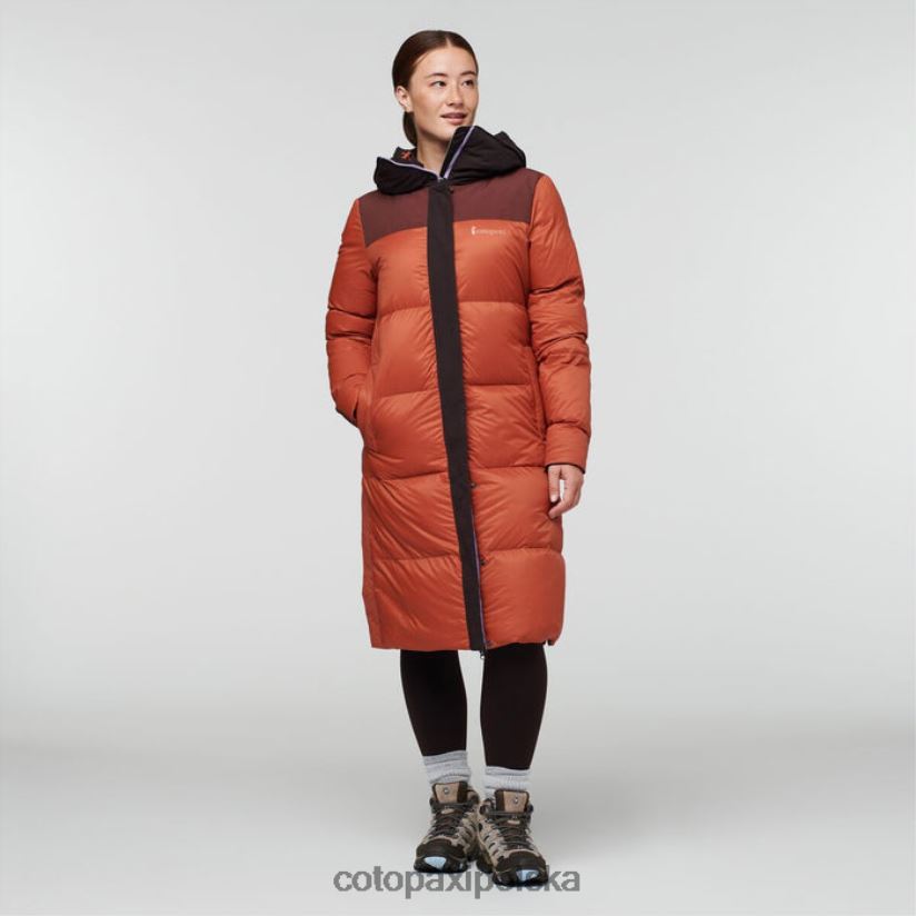 Cotopaxi Solazo puchowa parka damska cotopaxi cavern-spice hot BDNZ8019 przyprawa jaskiniowa