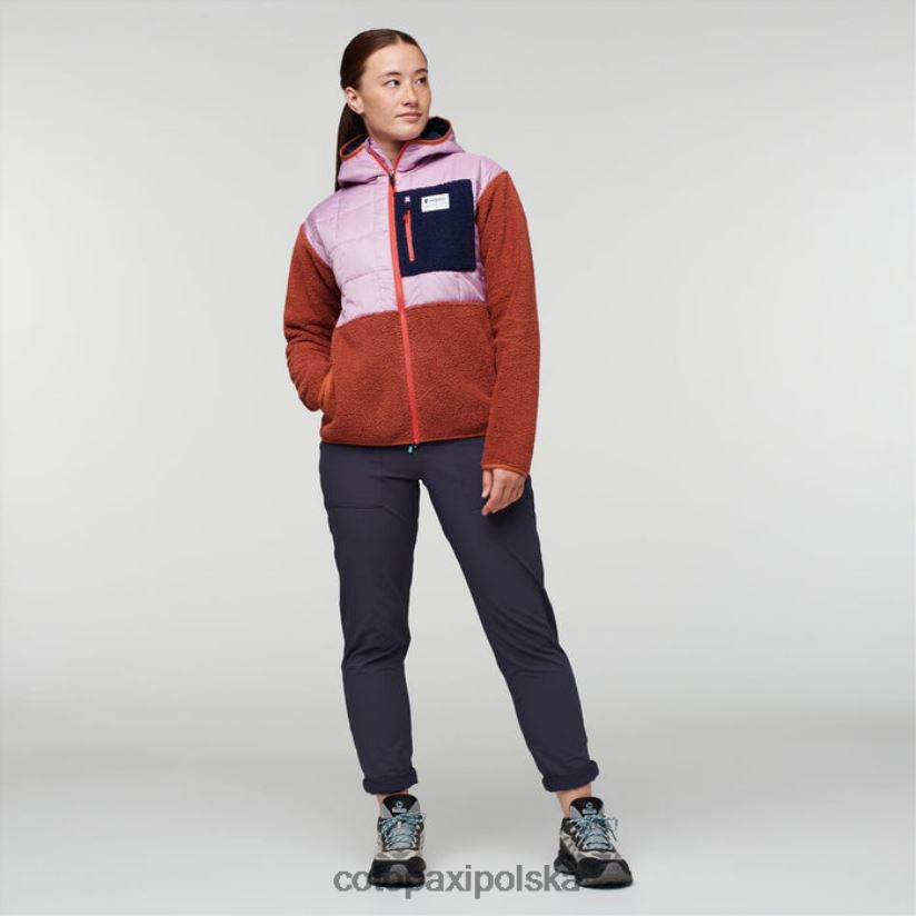 Cotopaxi gorąca, hybrydowa kurtka damska cotopaxi trico z przyprawą thistle-spice BDNZ8041 oset-przyprawa