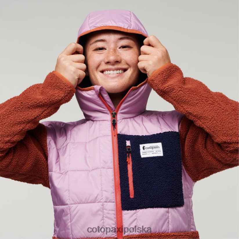 Cotopaxi gorąca, hybrydowa kurtka damska cotopaxi trico z przyprawą thistle-spice BDNZ8041 oset-przyprawa