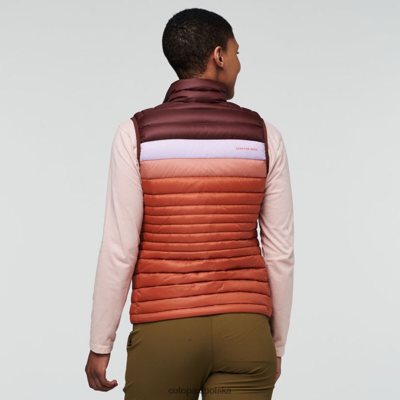 Cotopaxi Fuego puchowa kamizelka damska z kolekcji Cotopaxi Chestnut-Spice BDNZ80717 przyprawa kasztanowa