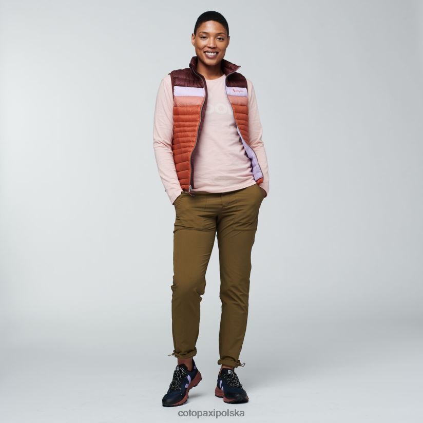 Cotopaxi Fuego puchowa kamizelka damska z kolekcji Cotopaxi Chestnut-Spice BDNZ80717 przyprawa kasztanowa