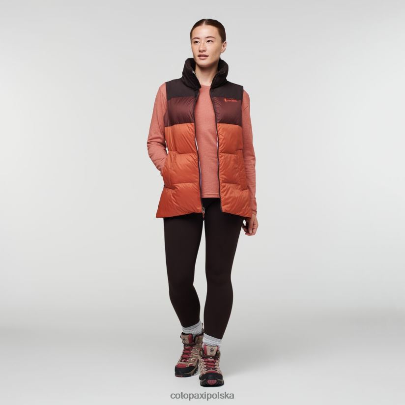 Cotopaxi cotopaxi najlepsza damska kamizelka puchowa cavern-spice solazo BDNZ80724 przyprawa jaskiniowa