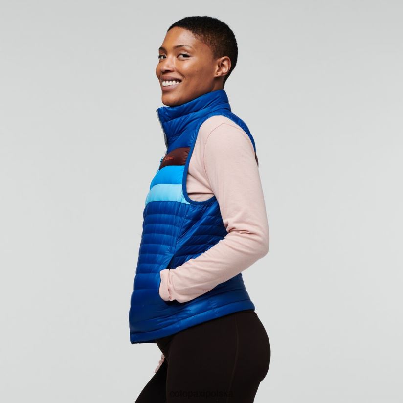 Cotopaxi fuego puchowa kamizelka damska cotopaxi pacific stripes fashion BDNZ80715 pacyficzne paski