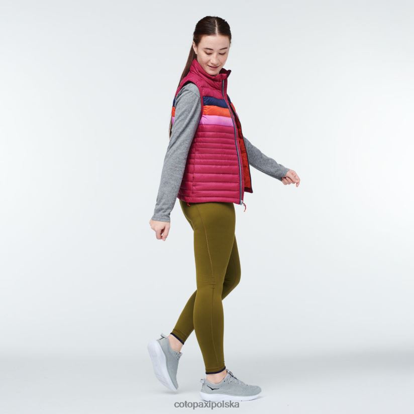 Cotopaxi fuego puchowa kamizelka damska z kolekcji cotopaxi malinowa BDNZ80716 malina