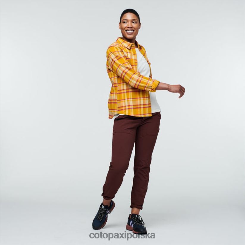 Cotopaxi Koszula flanelowa mero w bursztynową kratę, nowa cotopaxi BDNZ80252 bursztynowa krata