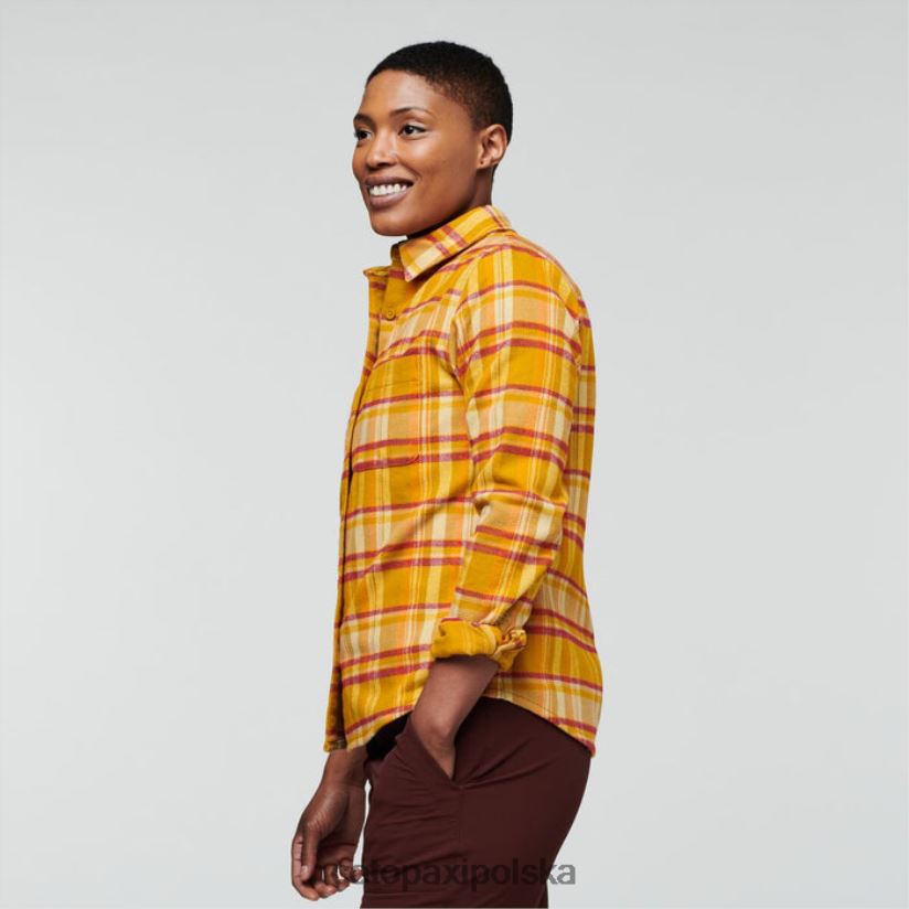 Cotopaxi Koszula flanelowa mero w bursztynową kratę, nowa cotopaxi BDNZ80252 bursztynowa krata