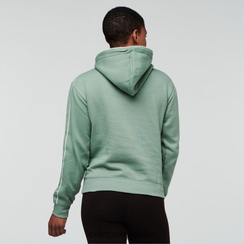 Cotopaxi cotopaxi Origins Silver Leaf Sunny Side, damska, organiczna bluza z kapturem i kapturem BDNZ80268 srebrny Liść