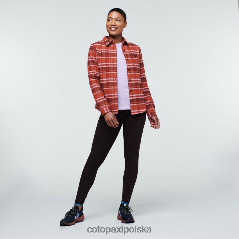 Cotopaxi fashion mero flanelowa koszula damska cotopaxi spice plaid BDNZ80253 przyprawowa krata