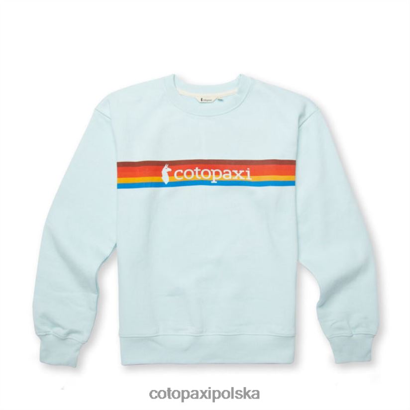 Cotopaxi na horyzoncie organiczna bluza damska z załogą, ice cotopaxi hot BDNZ80261 lód