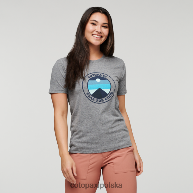 Cotopaxi Oryginalna koszulka damska cotopaxi w kolorze szarym, słonecznym BDNZ80194 wrzosowy szary
