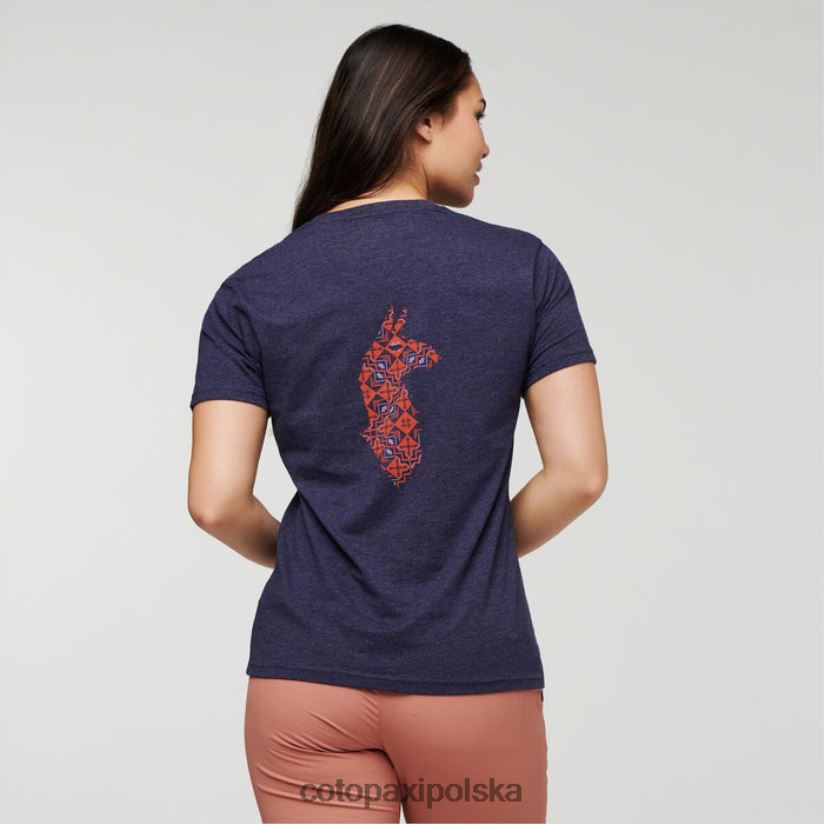 Cotopaxi kolekcje morskie Lama Lover Organiczna koszulka damska cotopaxi BDNZ80178 morski