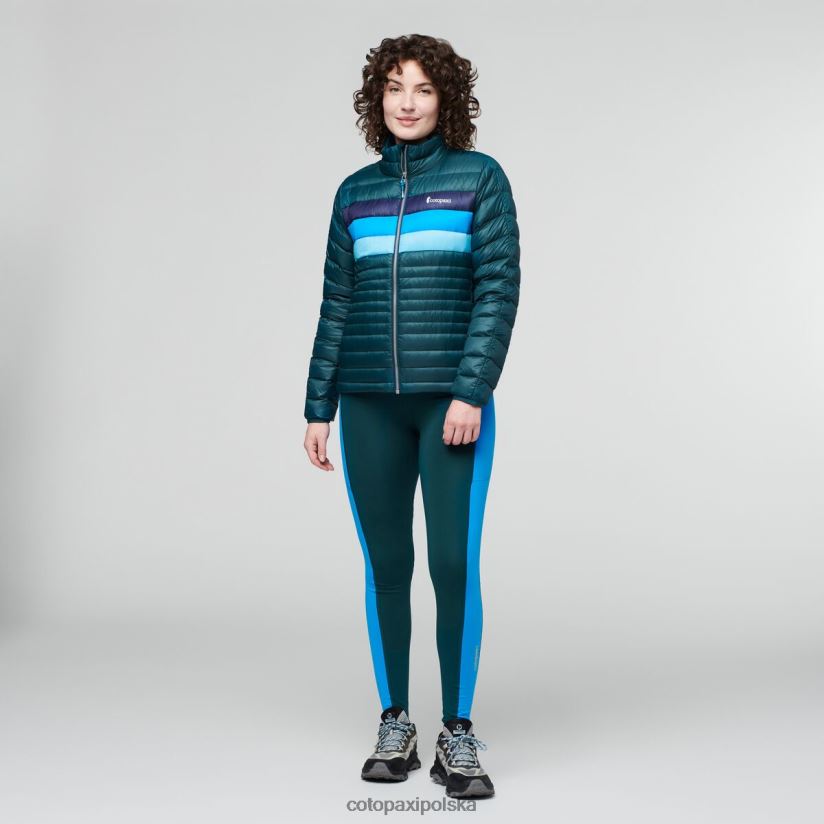 Cotopaxi Damska kurtka puchowa Deep Ocean Stripes cotopaxi New Fuego BDNZ80703 głębokie paski oceanu