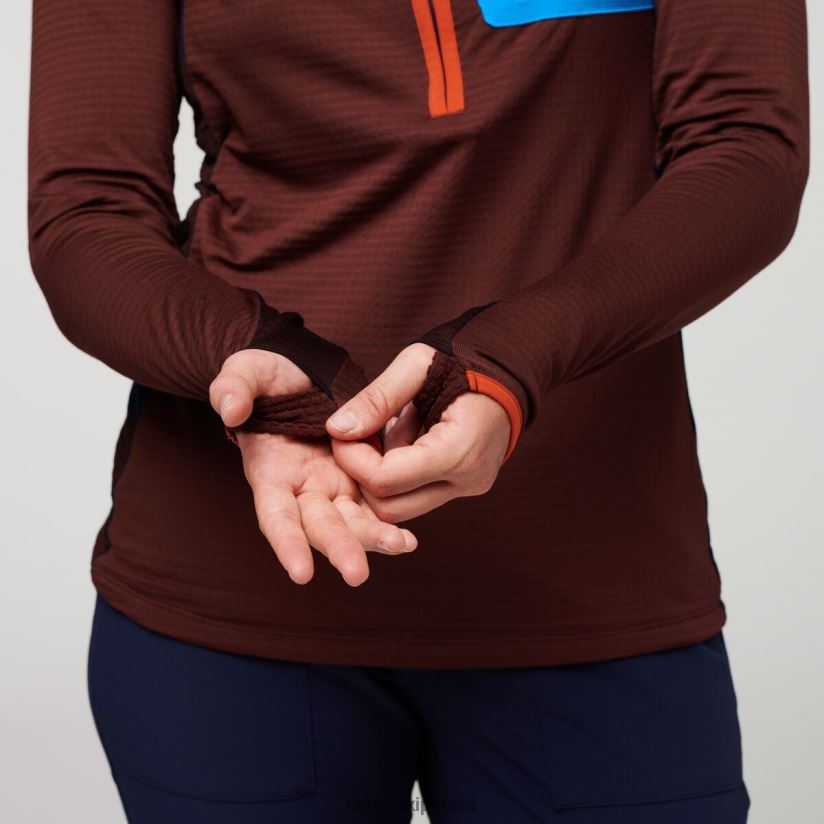 Cotopaxi Kolekcja damska polaru Otero z zamkiem błyskawicznym do połowy, cotopaxi kasztanowo-morska BDNZ80695 kasztanowo-morski