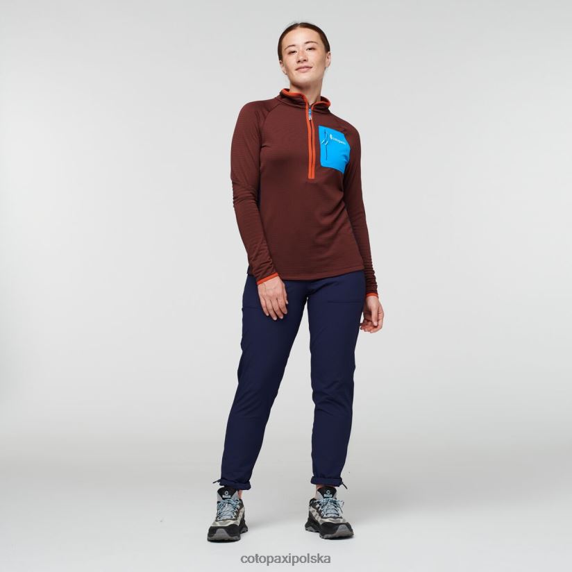 Cotopaxi Kolekcja damska polaru Otero z zamkiem błyskawicznym do połowy, cotopaxi kasztanowo-morska BDNZ80695 kasztanowo-morski