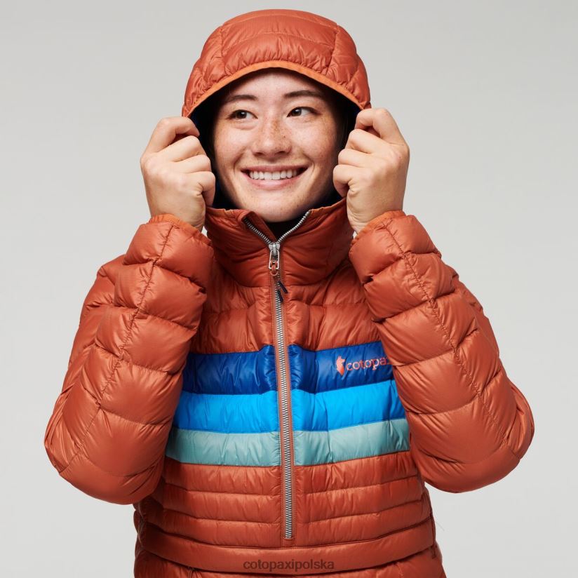 Cotopaxi Kolekcje cotopaxi spice stripes damskie pulowery z kapturem fuego BDNZ80673 paski przypraw