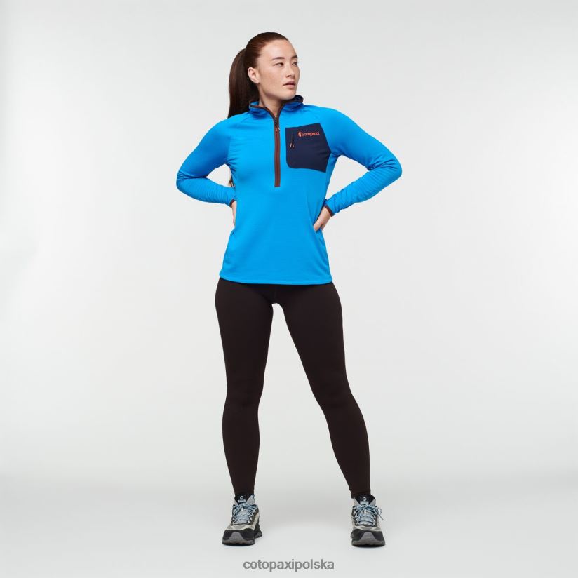 Cotopaxi Otero polarowy sweter damski z zamkiem błyskawicznym do połowy, kolekcja cotopaxi ze słonowodnymi kasztanami BDNZ80694 kasztan słonowodny