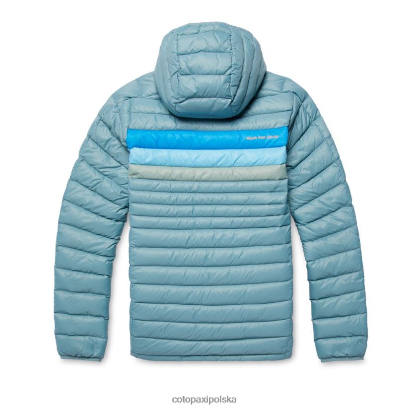 Cotopaxi cotopaxi Origins fuego puchowy sweter damski z kapturem i bluegrass stripes BDNZ80675 bluegrassowe paski