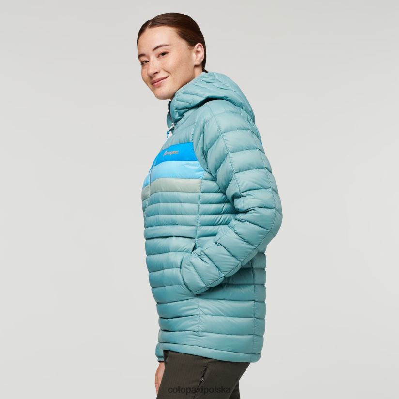 Cotopaxi cotopaxi Origins fuego puchowy sweter damski z kapturem i bluegrass stripes BDNZ80675 bluegrassowe paski