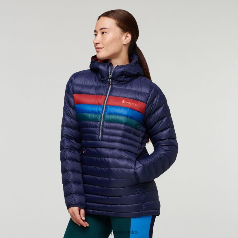 Cotopaxi cotopaxi marynistyczne paski fuego puchowy sweter z kapturem damski pochodzenie BDNZ80674 paski morskie