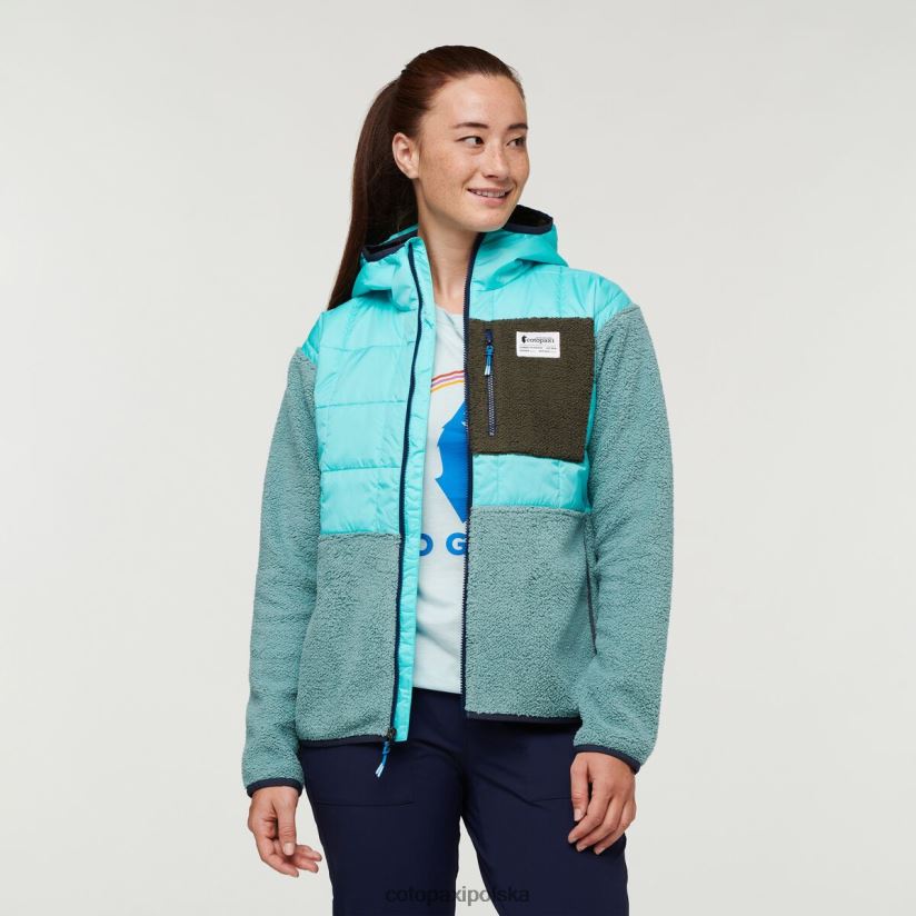 Cotopaxi cotopaxi oryginalna hybrydowa kurtka damska trico sky-bluegrass BDNZ80700 błękitna trawa