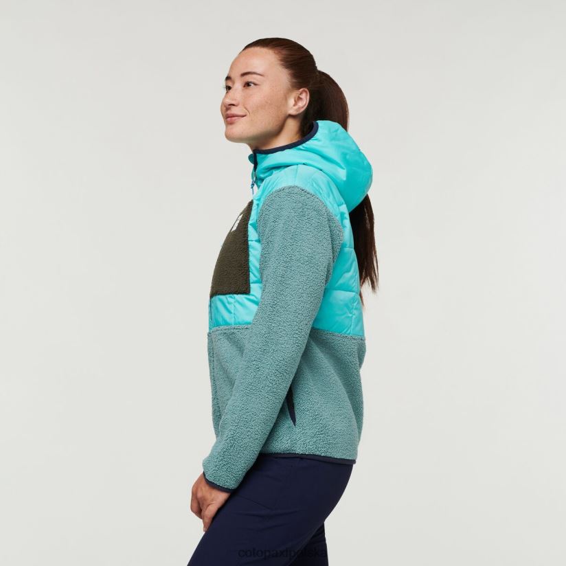 Cotopaxi cotopaxi oryginalna hybrydowa kurtka damska trico sky-bluegrass BDNZ80700 błękitna trawa