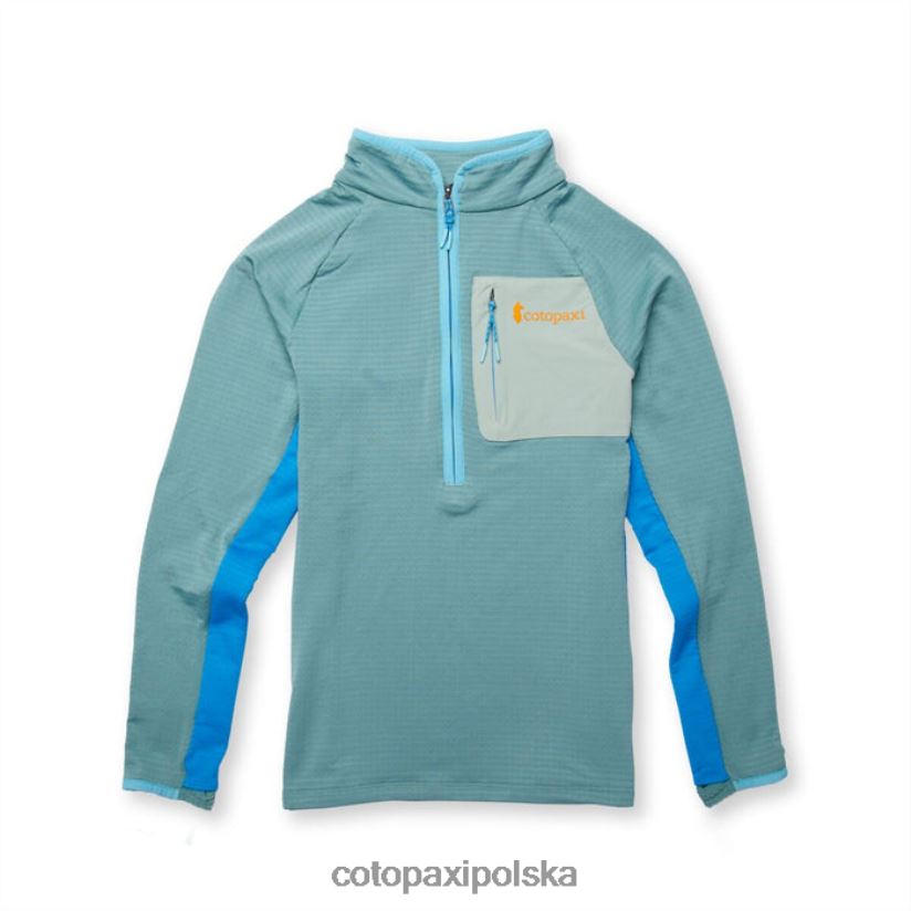 Cotopaxi Polarowy sweter damski z zamkiem do połowy i zamkiem błyskawicznym Origin Bluegrass Cotopaxi Otero BDNZ80113 bluegrass