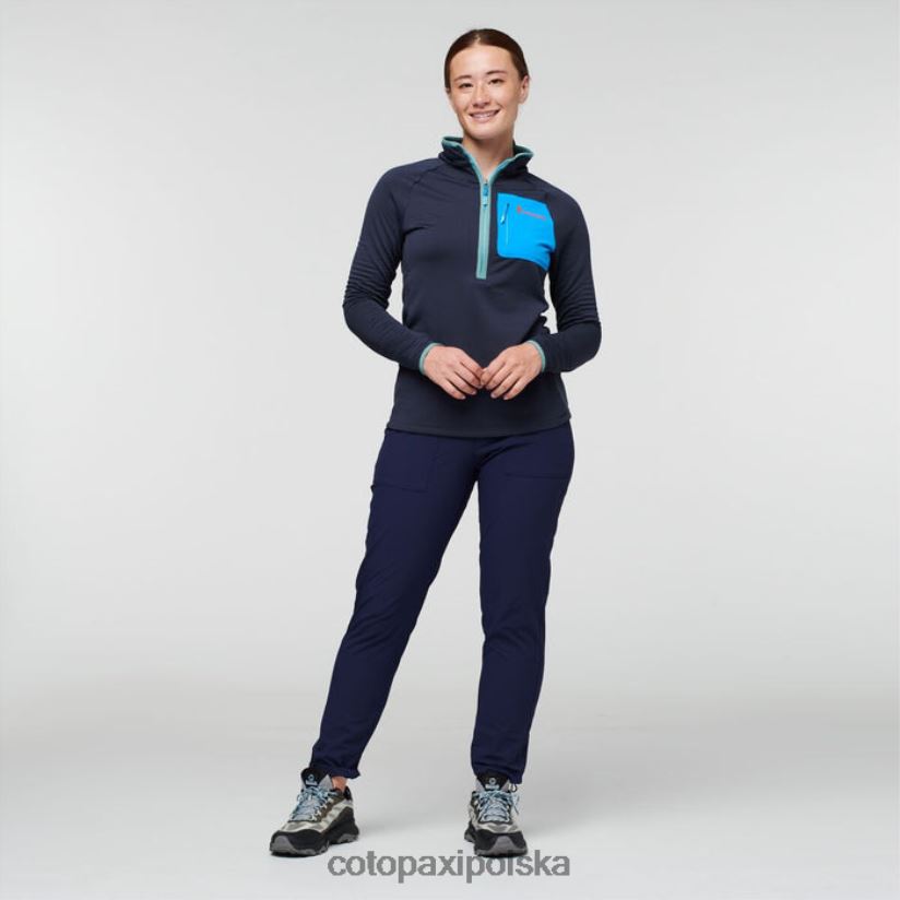 Cotopaxi kolekcje Cotopaxi Otero Polarowy sweter damski z zamkiem błyskawicznym do połowy, grafitowy BDNZ80112 grafit