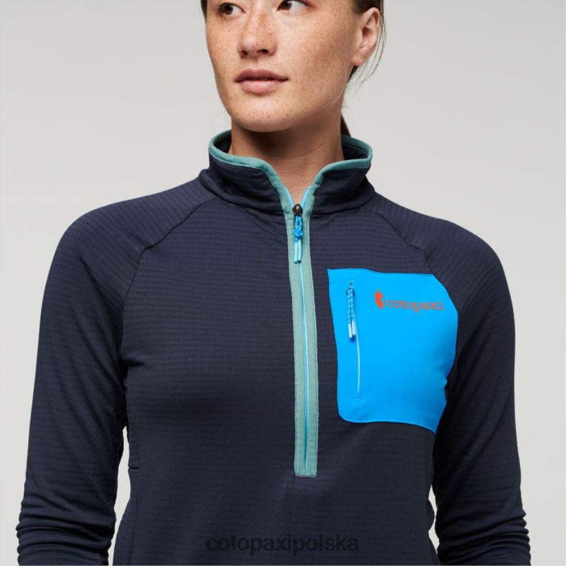 Cotopaxi kolekcje Cotopaxi Otero Polarowy sweter damski z zamkiem błyskawicznym do połowy, grafitowy BDNZ80112 grafit