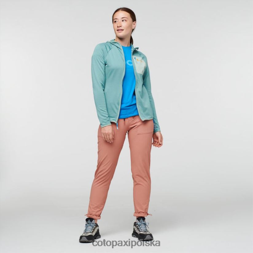 Cotopaxi nowa damska kurtka polarowa Otero z pełnym zamkiem i kapturem, cotopaxi bluegrass BDNZ80109 bluegrass