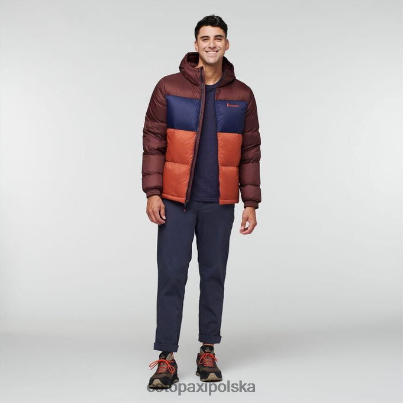 Cotopaxi Cotopaxi solazo kurtka puchowa z kapturem męska oryginalna kasztanowa przyprawa BDNZ80414 przyprawa kasztanowa