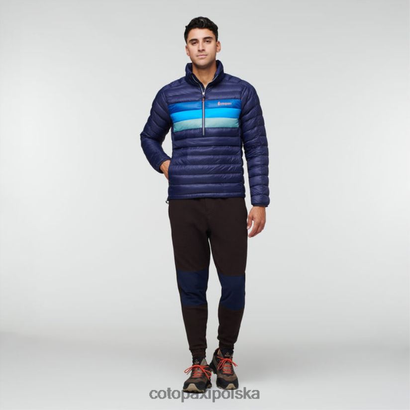 Cotopaxi Fuego puchowy sweter męski w paski morskie cotopaxi best BDNZ80405 paski morskie