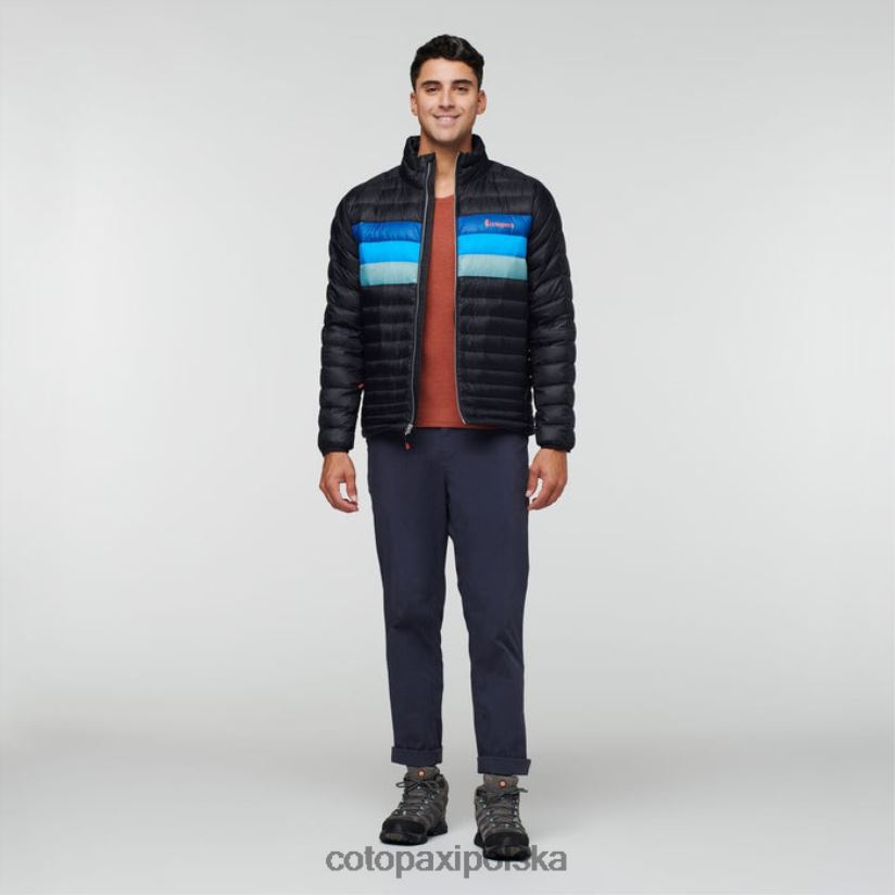 Cotopaxi Męska kurtka puchowa marki cotopaxi w kolorze czarnym-pacific fuego BDNZ80412 czarny Pacyfik