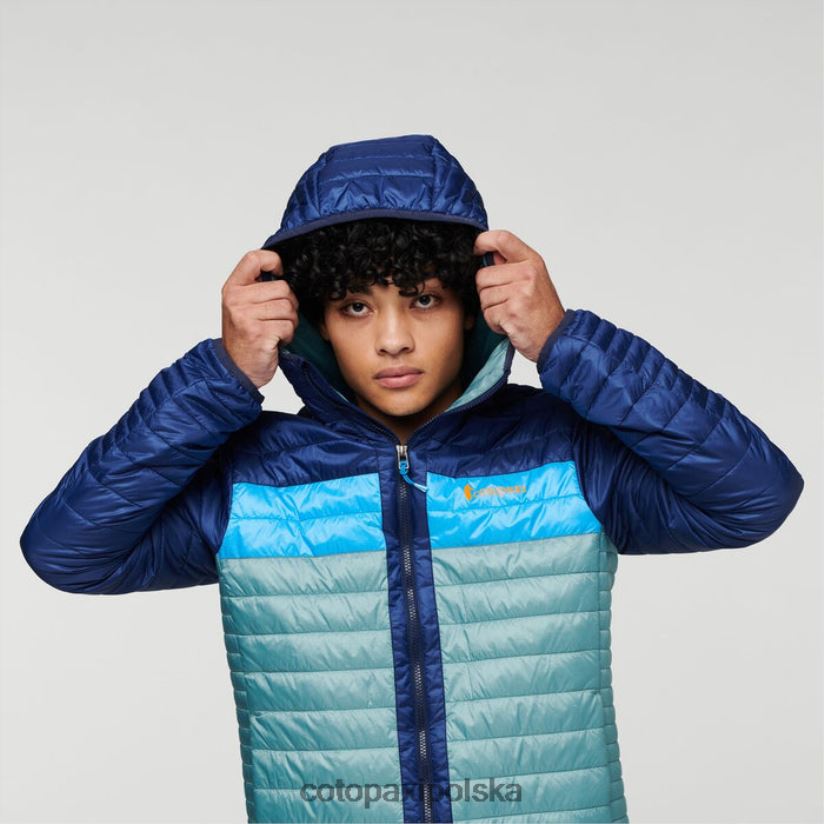 Cotopaxi Męska ocieplana kurtka z kapturem capa pochodzenia morskiego-bluegrass cotopaxi BDNZ80432 bluegrass morski
