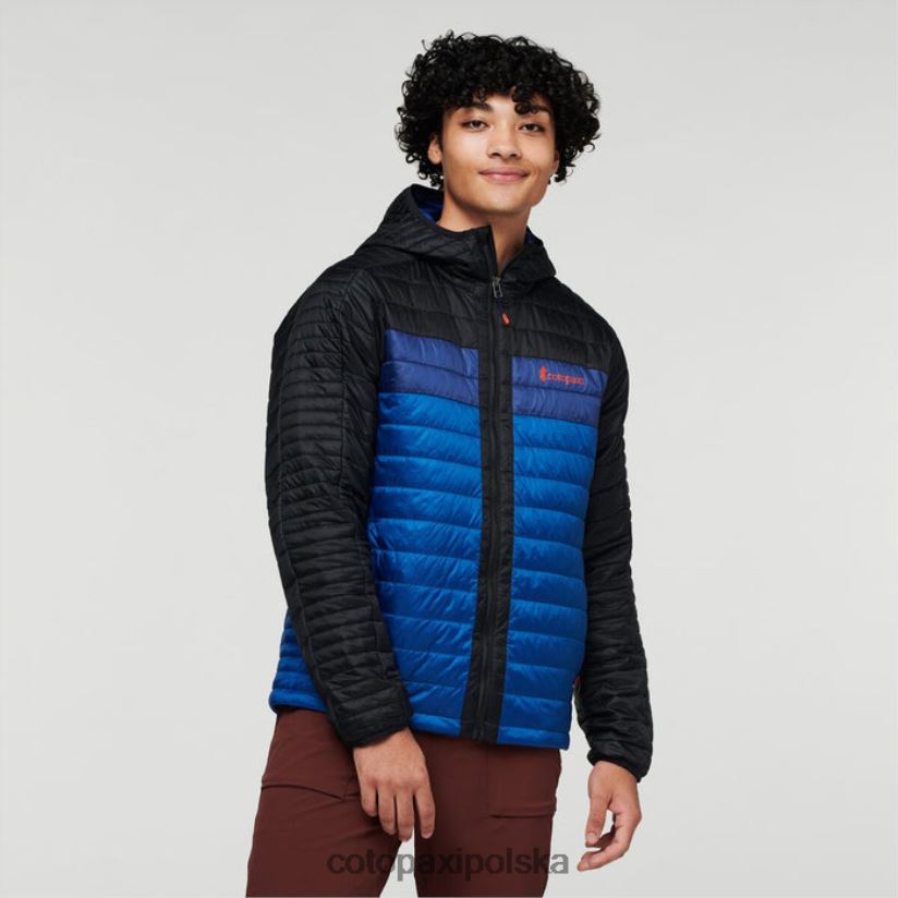 Cotopaxi Męska ocieplana kurtka z kapturem capa w kolorze czarnym-pacyfiku, cotopaxi BDNZ80430 czarny Pacyfik