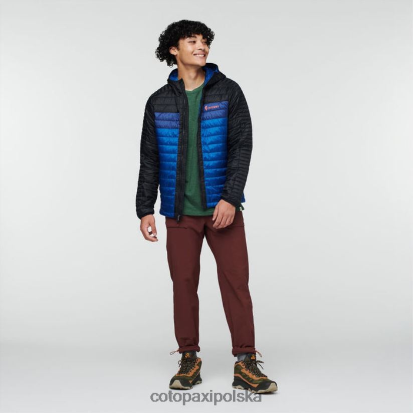 Cotopaxi Męska ocieplana kurtka z kapturem capa w kolorze czarnym-pacyfiku, cotopaxi BDNZ80430 czarny Pacyfik