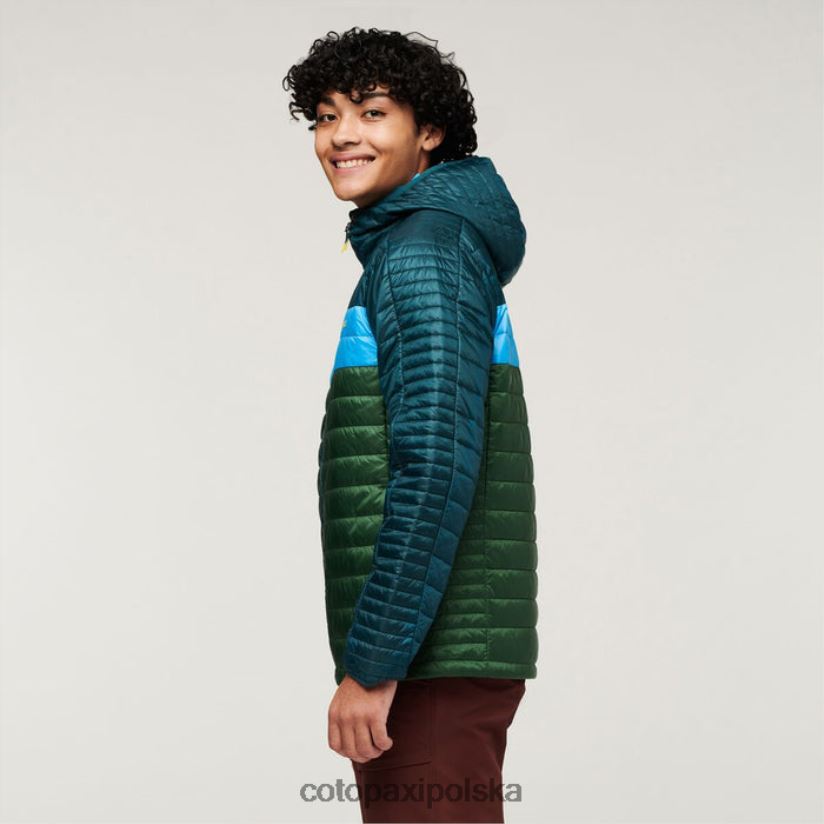 Cotopaxi Męska ocieplana kurtka z kapturem cotopaxi Deep Ocean-Forest Origins BDNZ80433 głęboki las oceaniczny