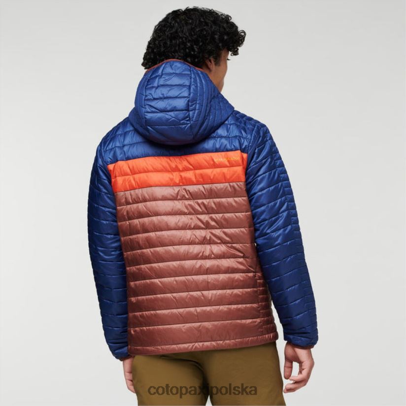 Cotopaxi Ocieplana kurtka z kapturem capa męska kolekcje cotopaxi morski-kasztan BDNZ80431 kasztan morski