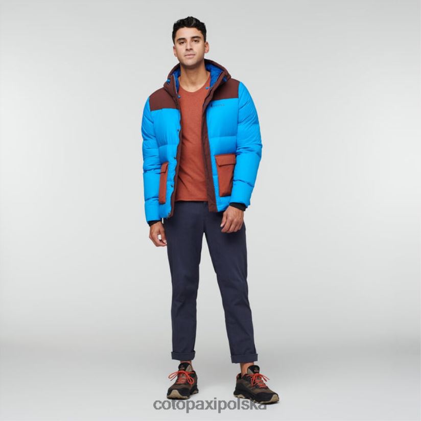 Cotopaxi kasztanowo-słona woda solazo puchowa parka męska kolekcje cotopaxi BDNZ80420 kasztanowo-słona woda