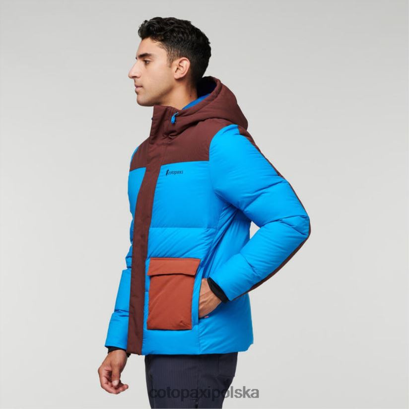 Cotopaxi kasztanowo-słona woda solazo puchowa parka męska kolekcje cotopaxi BDNZ80420 kasztanowo-słona woda
