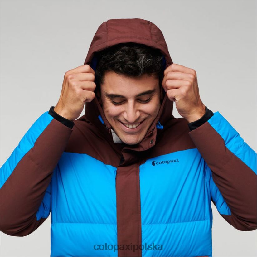 Cotopaxi kasztanowo-słona woda solazo puchowa parka męska kolekcje cotopaxi BDNZ80420 kasztanowo-słona woda