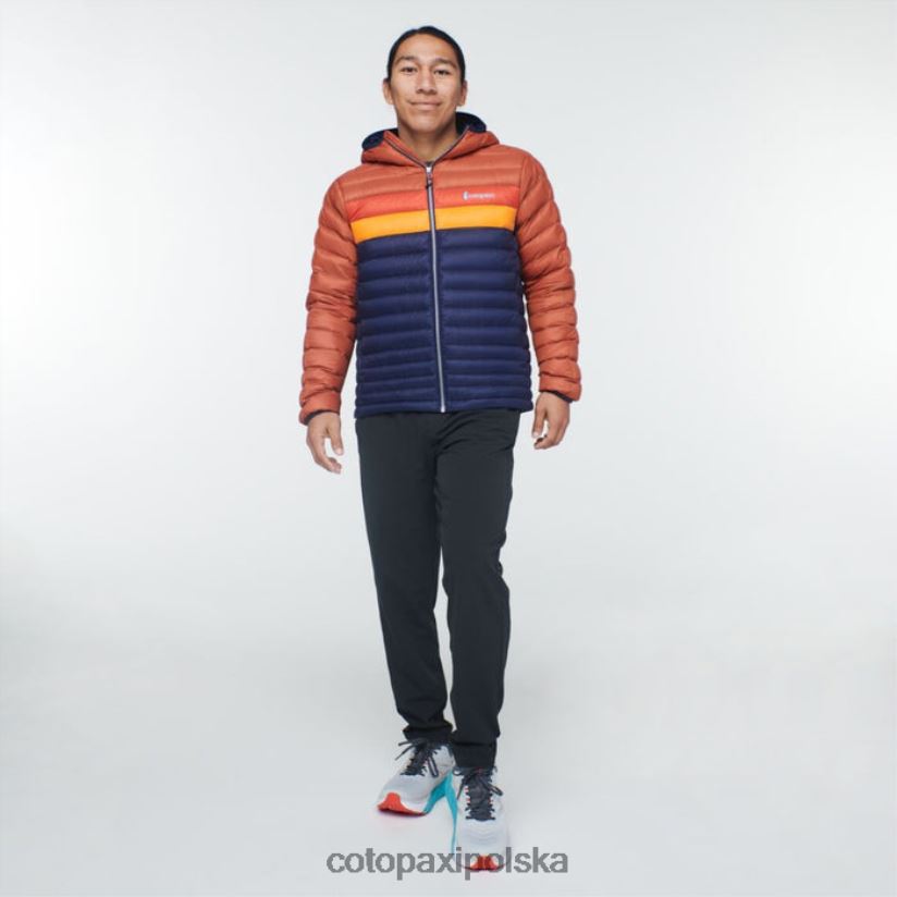 Cotopaxi męska kurtka puchowa z kapturem spice-maritime fuego cotopaxi BDNZ80402 przyprawowo-morski
