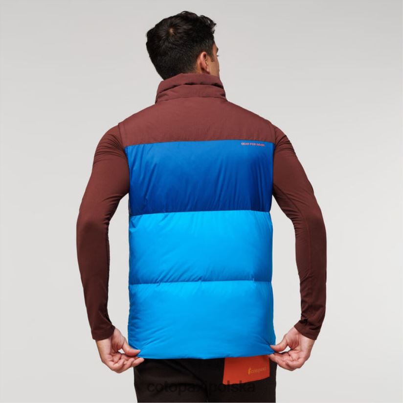 Cotopaxi Kasztanowo-słona woda cotopaxi solazo puchowa kamizelka męska marki BDNZ80512 kasztanowo-słona woda