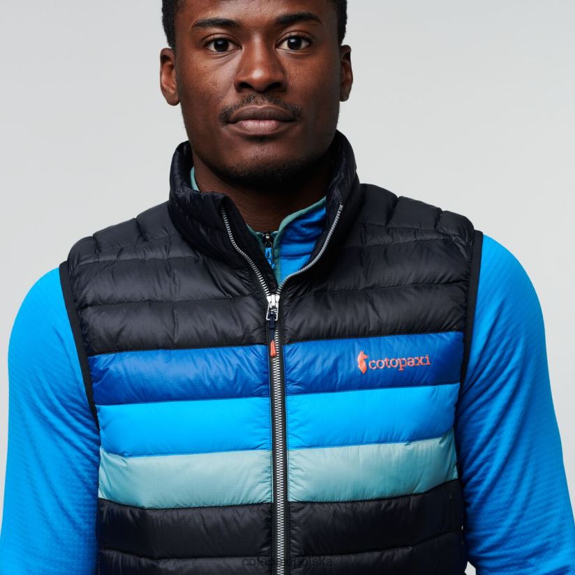Cotopaxi Męska kamizelka puchowa cotopaxi Origins Black-Pacific Fuego BDNZ80796 czarny Pacyfik