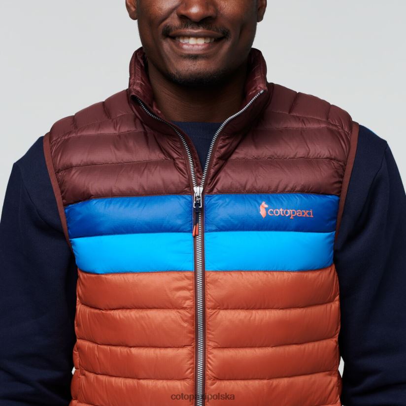 Cotopaxi Męska kamizelka puchowa cotopaxi fuego marki Chestnut-Spice BDNZ80798 przyprawa kasztanowa